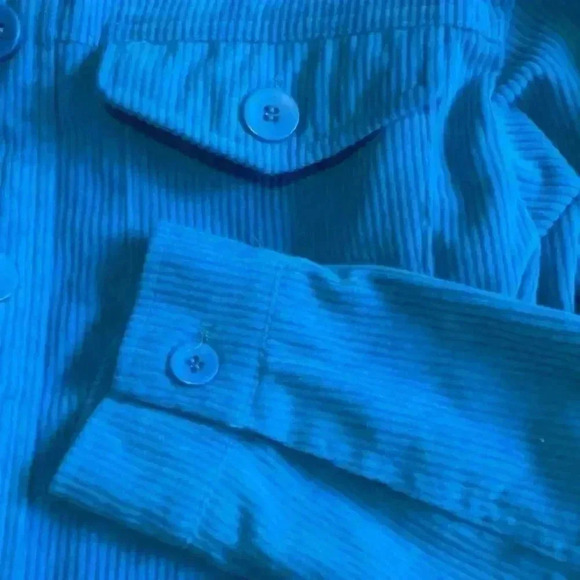 Bagatelle Corduroy  Shacket In Size Small. Cobalt Blue - Picture 6 of 6